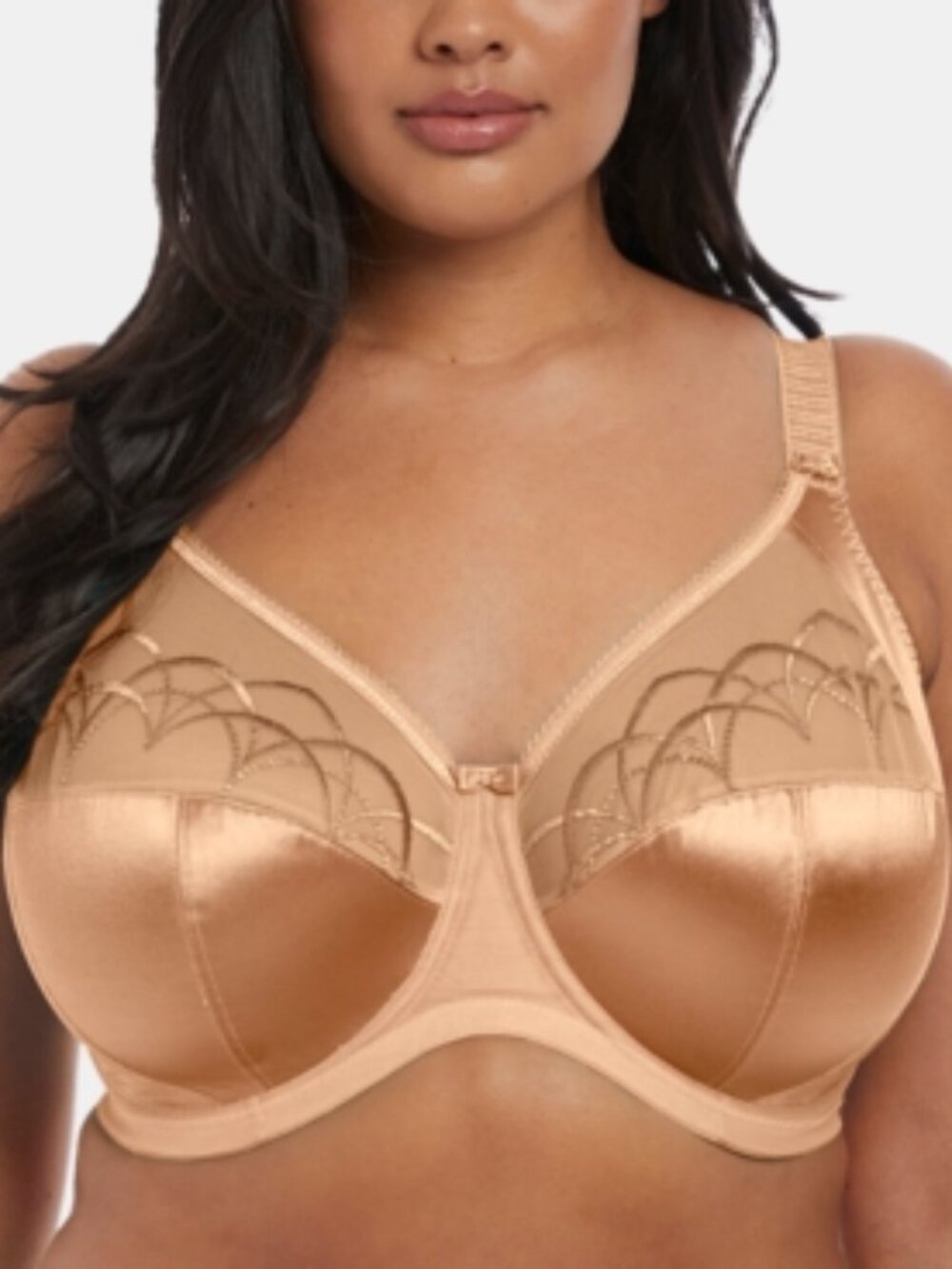 #1697 Elomi Cate Full Figure Underwire Lace Cup Bra EL4030 - Hazel